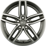 RC DESIGN - RC29 HIMALAYA GREY VOLL-POLIERT (HGVP) 7,5X17 LK:5/114,3 ET:38 ML:72,6